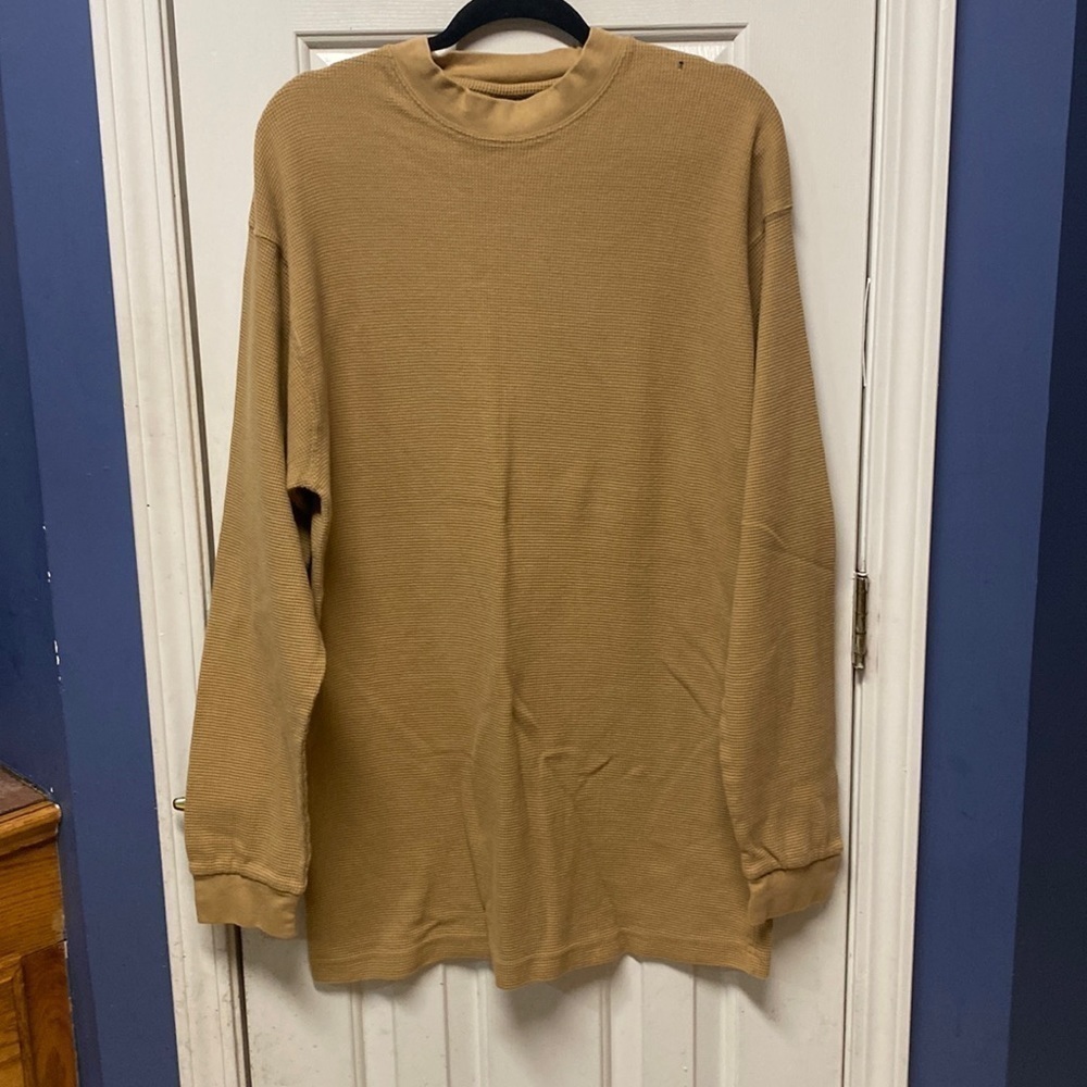 Evolution 72 Men's Basic thermal Knit long sleeve Tee size 2X